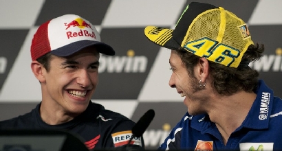 Rossi e Marquez (Afp) Rossi e Marquez (Afp)