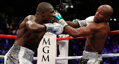 Mayweather-Berto (Afp)