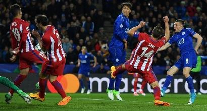 Champions: Atletico in semifinale, finisce la favola del Leicester