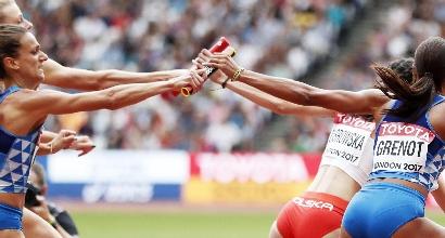 Atletica, Mondiali: la staffetta 4x400 donne manca la finale