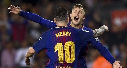 Liga: il Barcellona piega il Malaga e allunga in classifica