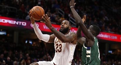 Nba: Cleveland ritorna al successo, altro passo falso dei Clippers senza Gallinari