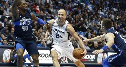 Boston e Toronto sul velluto, Ginobili record con San Antonio