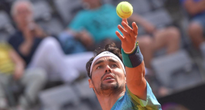 Fognini, Foto LaPresse