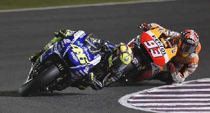 Rossi e Marquez in Qatar Rossi e Marquez in Qatar