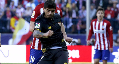 Banega, foto Lapresse