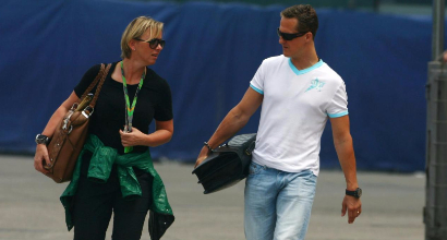 Sabine Kehm e Schumi, Foto LaPresse
