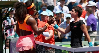 Serena Williams e Carla Suarez Navarro (Afp) Serena Williams e Carla Suarez Navarro (Afp)