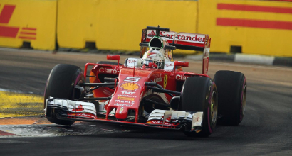 F1 a Singapore, Vettel: "Vogliamo la prima fila"