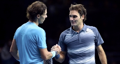 Federer e Nadal, foto Reuters Federer e Nadal, foto Reuters