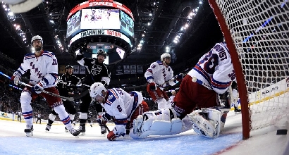Los Angeles Kings-NY Rangers, foto Afp Los Angeles Kings-NY Rangers, foto Afp