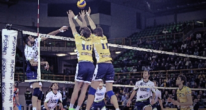 Volley, SuperLega: Trento sbanca Modena, è vetta Volley, SuperLega: Trento sbanca Modena, è vetta
