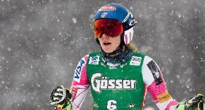 Sci, Gigante Semmering: Shiffrin concede il bis nella bufera
