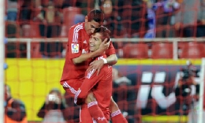 Il Real esulta, foto AFP Il Real esulta, foto AFP