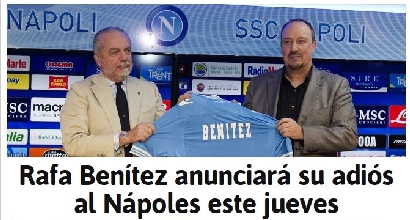 AS: BENITEZ ANNUNCERA' IL SUO ADDIO