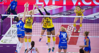 Volley, playoff A1 femminile: Conegliano in semifinale, Novara fa 1-1