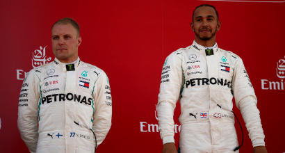 Hamilton-Bottas, LaPresse