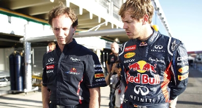 Vettel e Horner, foto IPP Vettel e Horner, foto IPP