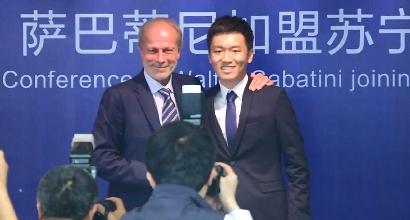 Rivoluzione Inter, Sabatini presentato in Cina: coordinatore tecnico delle squadre di Suning