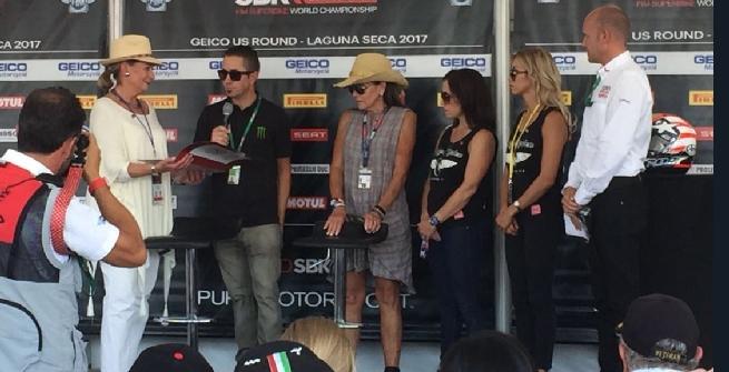 Superbike, a Laguna Seca giro di pista del pubblico in memoria di Hayden