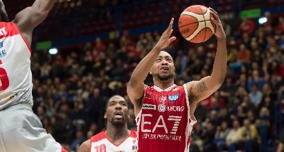 Basket Serie A, Milano sorride ancora: stesa Reggio Emilia