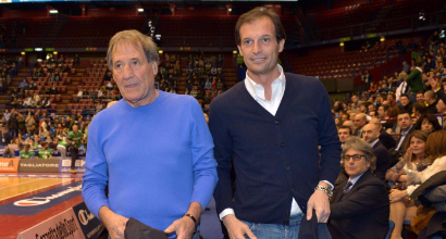 Allegri e Galeone, foto Lapresse