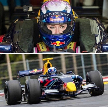 Sci, la Vonn scende in pista con una Formula Renault