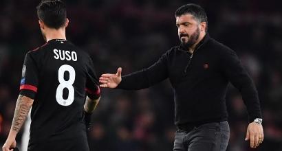 Milan, Gattuso: "Orgoglioso dei miei. Gli arbitri? Possono sbagliare"