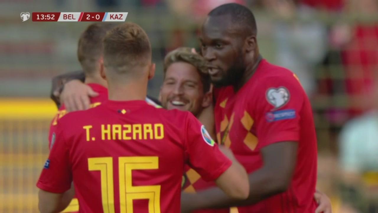 Belgio-Kazakistan 3-0: highlights