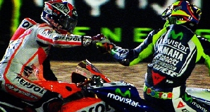 Marquez e Rossi (Twitter) Marquez e Rossi (Twitter)