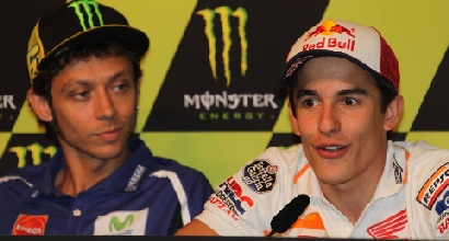 Rossi e Marquez, foto IPP Rossi e Marquez, foto IPP