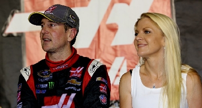 Kurt Busch e Patricia Driscoll (Afp) Kurt Busch e Patricia Driscoll (Afp)