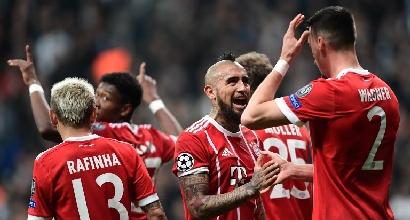 Champions: nessuna sorpresa, il Bayern batte il Besiktas anche in Turchia e vola ai quarti