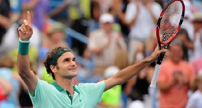 Roger Federer, foto Afp Roger Federer, foto Afp