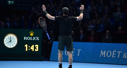 Atp Finals: la prima volta di Murray, Djokovic si inchina al numero uno