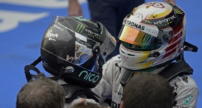 Rosberg e Hamilton (Afp) Rosberg e Hamilton (Afp)