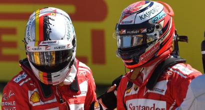 Vettel-Raikkonen, AFP