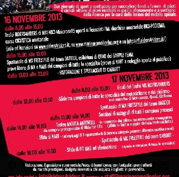 Il programma della manifestazione Il programma della manifestazione