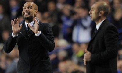 Di Matteo e Guardiola, AFP Di Matteo e Guardiola, AFP