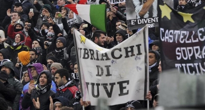 Tifosi Juve a Bergamo, LaPresse Tifosi Juve a Bergamo, LaPresse