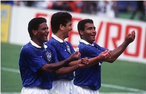 L'immagine del festeggiamento di Bebeto a Usa 1994 L'immagine del festeggiamento di Bebeto a Usa 1994