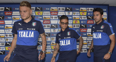 Insigne, Eder e Immobile, Foto LaPresse