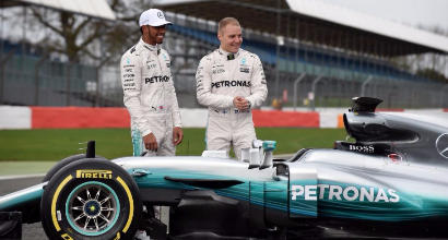 Hamilton e Bottas, Foto da Twitter