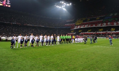 Milan-Barcellona, foto Ap Milan-Barcellona, foto Ap