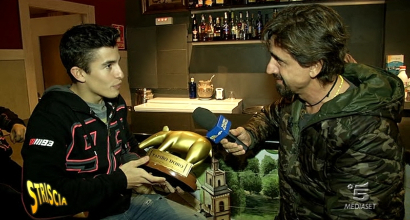 Tapiro d'oro a Marquez: "Rossi? Mi piacerebbe dire che siamo amici"