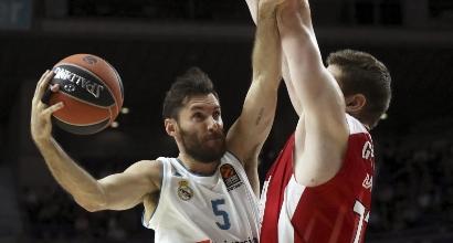 Eurolega, l'Olimpia cade a Madrid: 90-100