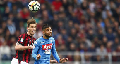 Milan-Napoli, nervi tesi al 90' tra Biglia, Insigne e Sarri