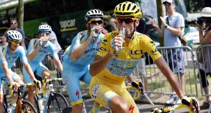 Nibali e la sua squadra, foto IPP Nibali e la sua squadra, foto IPP