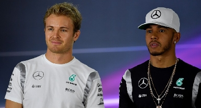 Rosberg e Hamilton (Afp)