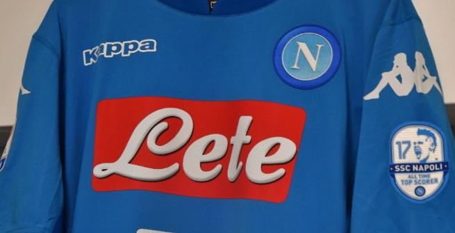 Napoli: una patch speciale a Crotone per celebrare il record di Hamsik